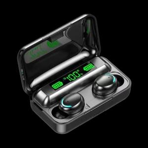 Clever Earbuds F9-5 – Aσύρματα Ακουστικά Bluetooth με Powerbank