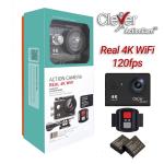 Clever ActionCam V3 – Με πραγματικό 4K, Ανάλυση 20MP και 120 FPS – Η Μοναδική με Ελληνικό Μενού