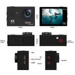 Clever ActionCam V3 – Με πραγματικό 4K, Ανάλυση 20MP και 120 FPS – Η Μοναδική με Ελληνικό Μενού