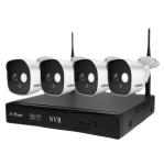 Clever SecurityCam Καταγραφικό NVR HD με 4 ασύρματες κάμερες IP