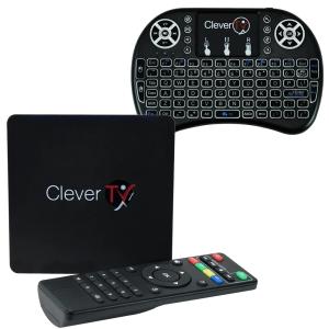 CleverTV – Το Ελληνικό ΤV BOX έτοιμο για την τηλεόρασή σου + CleverTV Πληκτρολόγιο και Ποντίκι (2 σε 1)